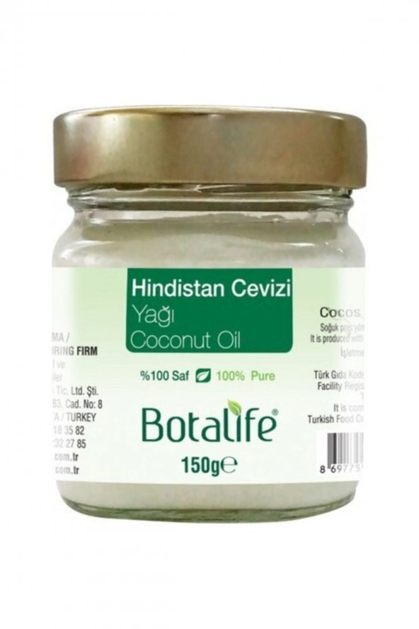 Hindistan Cevizi Yağı 150 Gr (saf Kalite) Botalife