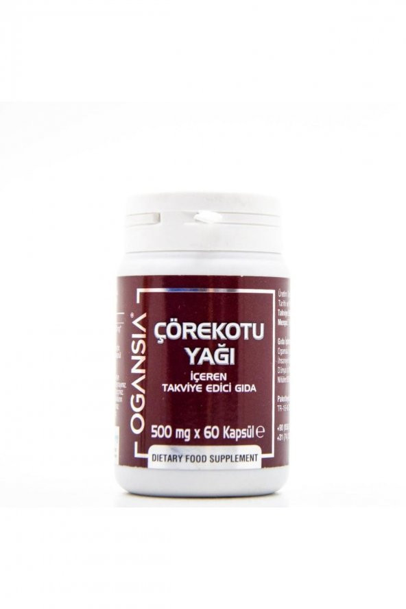 Ogansia Çörekotu Yağı Içeren Takviye Edici Gıda 60 Kapsül 500mg - 2
