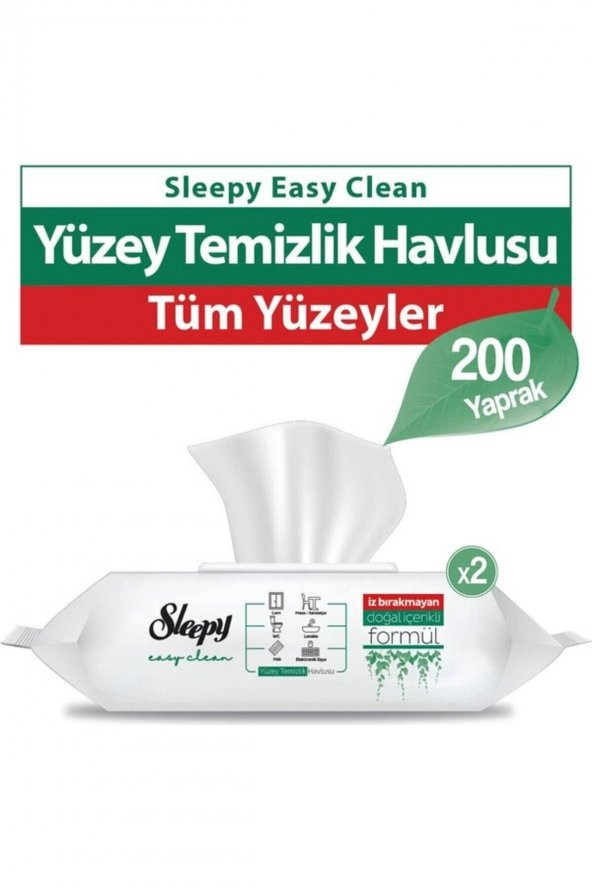 Sleepy Easy Clean Yüzey Temizlik Havlusu 200 Yaprak - 3