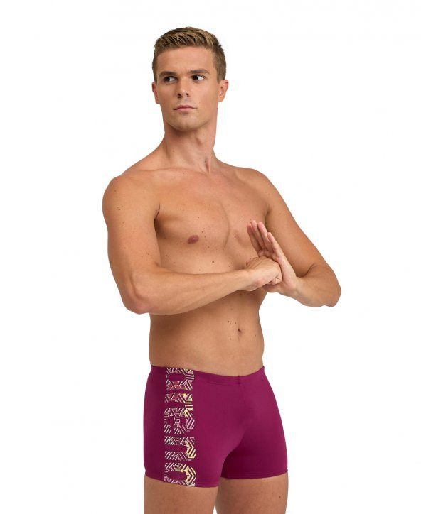 ARENA ERKEK ŞORT YÜZÜCÜ MAYOSU MEN'S ARENA KIKKO PRO SWIM SHORT GRAPHIC 005942440 YZM UK BEDEN - 2