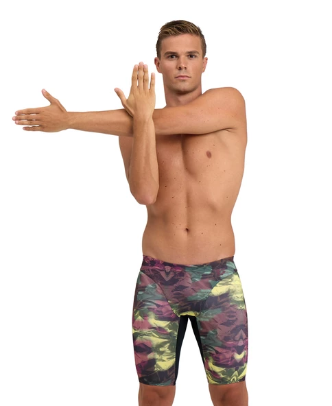 ARENA ERKEK JAMMER YÜZÜCÜ MAYOSU MEN'S ARENA HERO CAMO SWIM JAMMER 005916550 YZM UK BEDEN - Resim 2