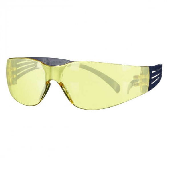 3M SF103AF-BLU-EU Kehribar Lens Koruyucu Gece Görüş  İş Gözlüğü - 4