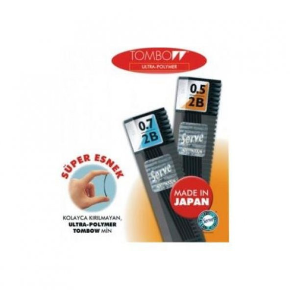 Tombow 2B Kalem Ucu 0.7 mm 12 Adet - 3