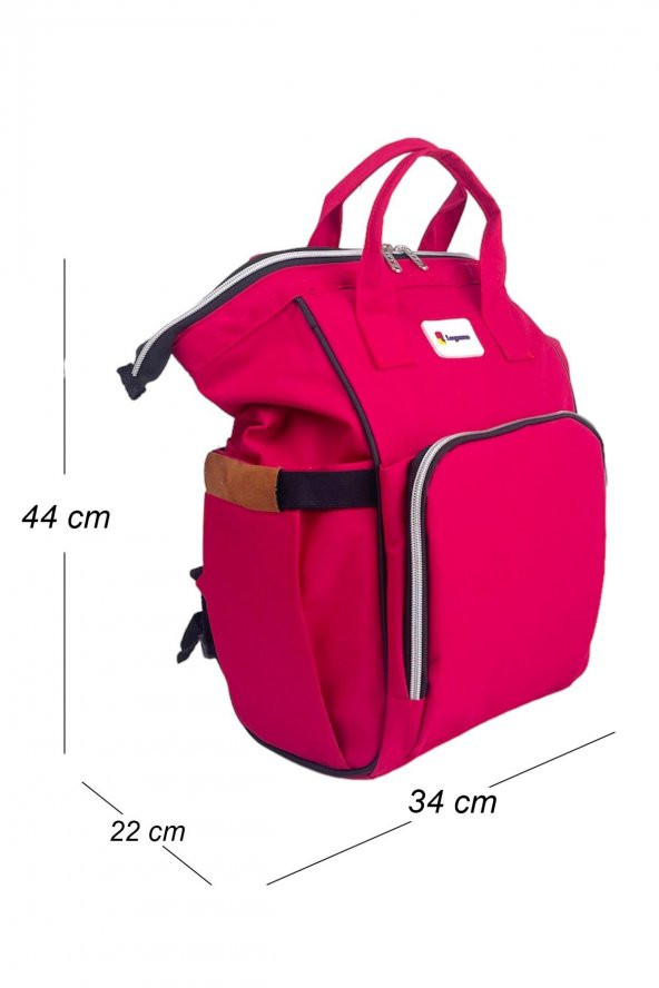 Anne Bebek Bakım Sırt Çantası Biberon Termoslu Sıvı Geçirmez - 5