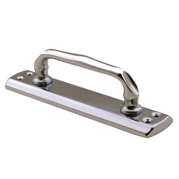 Elif Sürgülü Kapı Çekme Kolu Tutma Kulpu Kulbu Çelik Dış Kapı Tutamağı Kol Krom 17,5 Cm - Resim 2