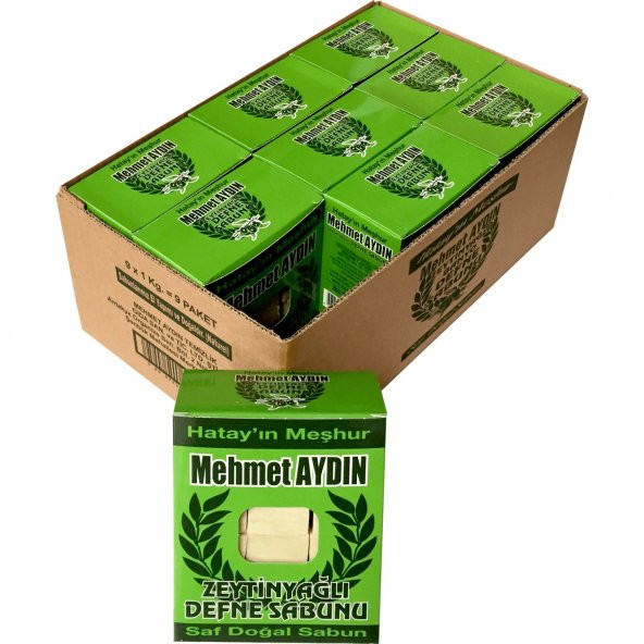 Mehmet Aydın Zeytinyağlı Defne Sabunu 950 gr 3 Paket - 2