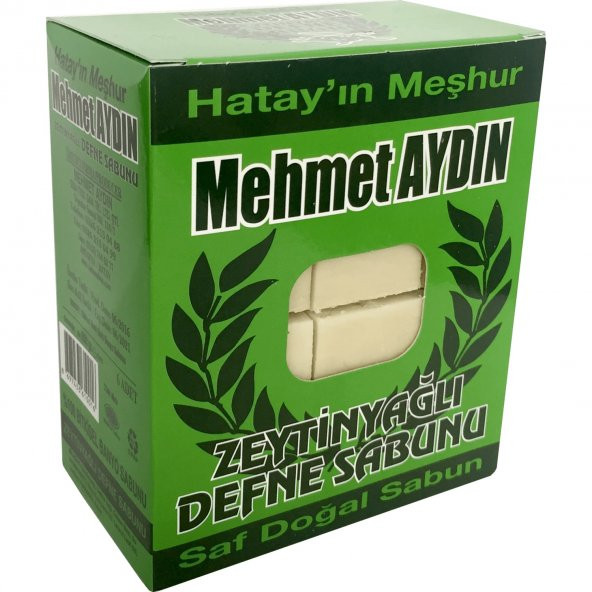 Mehmet Aydın Zeytinyağlı Defne Sabunu 950 gr 9 Paket