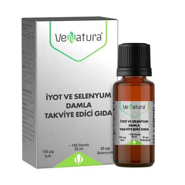 Venatura İyot Ve Selenyum Damla 30 Ml / 750 Damla