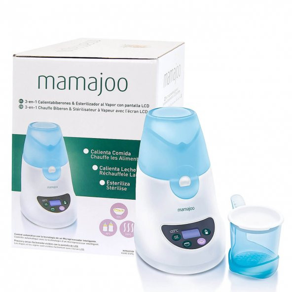 Mamajoo 3 İşlevli Biberon Mama Isıtıcı  Buhar Sterilizatörü