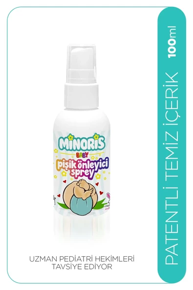 Minoris Baby Organik Pişik Önleyici Sprey 100ml