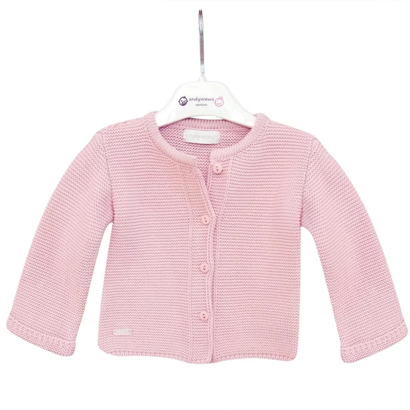 Andywawa AC24333 Basic Bebe Ceket Pink - 1