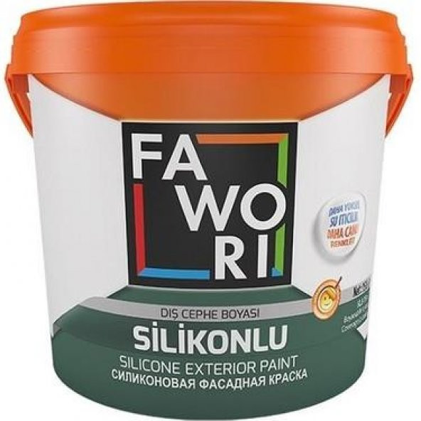 Fawori Silikonlu Dış Cephe Boyası Beyaz 15 Lt. - 1