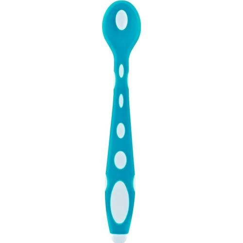 BabyJem Silikon Mama Kaşığı 563 Mavi Yeşil - 2