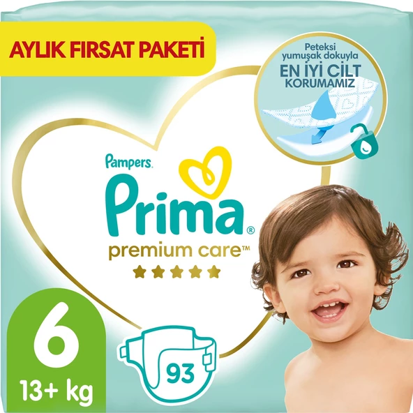 Prima Premium Care Aylık Fırsat Paketi 6 Beden 93 Adet