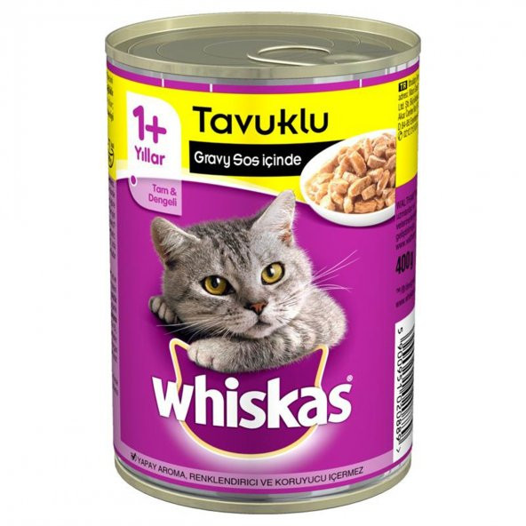 Whiskas Tavuklu Kedi Konservesi 400 Gr