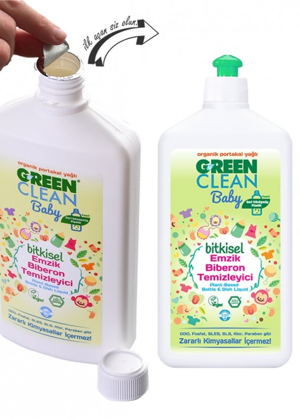 Green Clean Baby Bitkisel Emzik Biberon Temizleyici 500ml