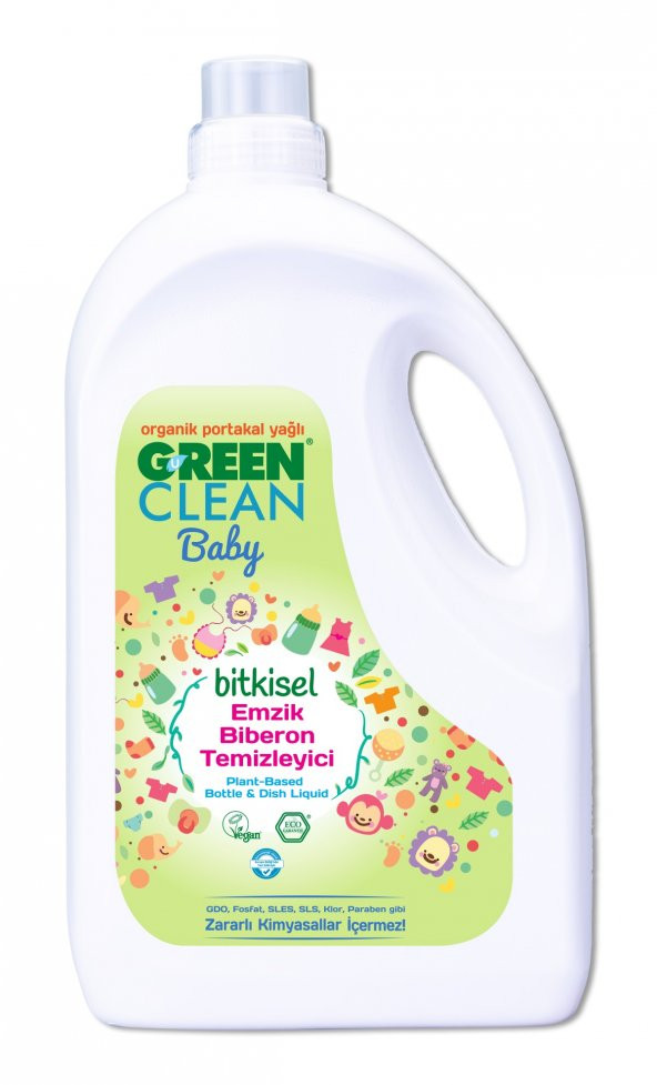 Green Clean Baby Bitkisel Emzik Biberon Temizleyici 2750ml