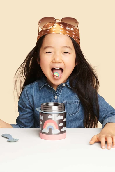 Skip Hop Zoo Paslanmaz Çelik Termos 325 ml Gökkuşağı - 3