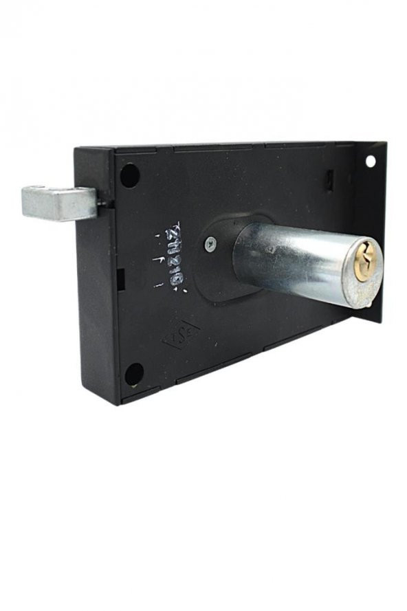 Kale 157AE Silindirli Tirajlı Demir Kapı Kilidi Köşeli Siyah Eco 14mm 52mm - 5