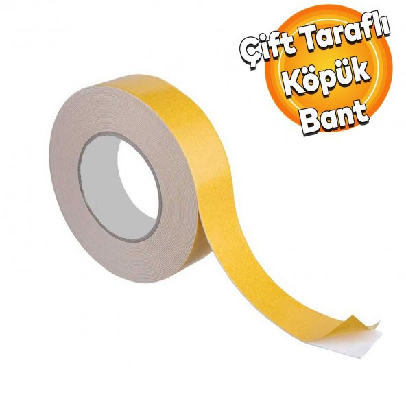 Automix Çift Taraflı Köpük Bant 18 mm X 5 Mt 44793