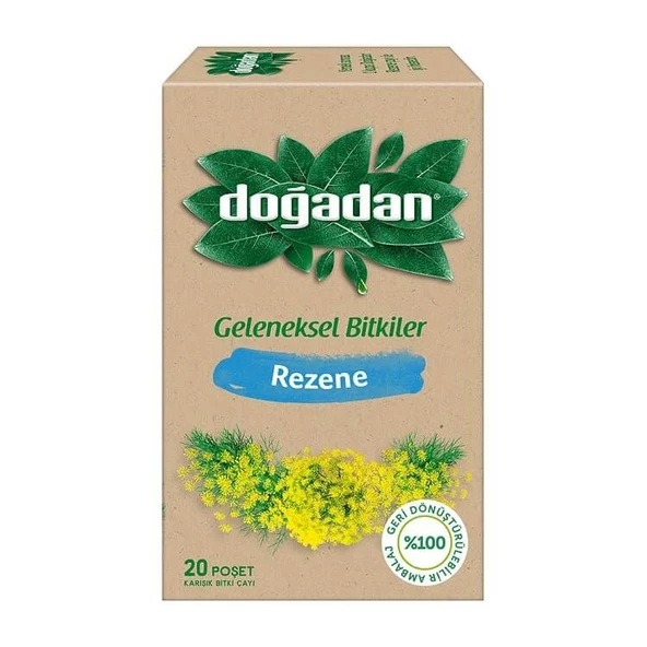 Doğadan Geleneksel Bitkiler Rezene Çayı 20 Poşet