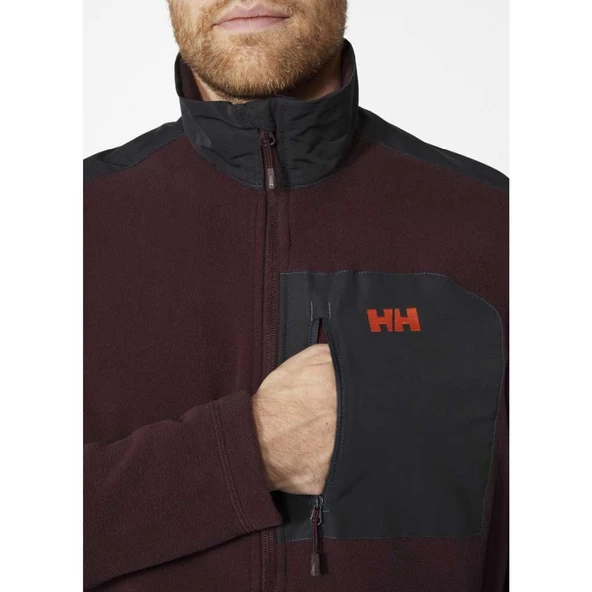 Helly Hansen Daybreaker Block Jacket Erkek Polar Ceket HHA.49454.658 Bordo - 4