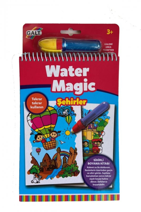 Galt Toys Water Magic Sihirli Kitap Şehirler 3 Yaş+