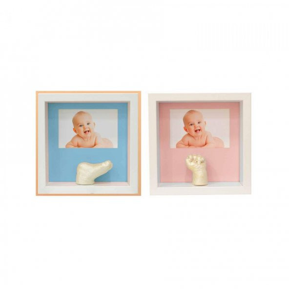 Baby Memory Prints 3D Niş Çerçeve Beyaz