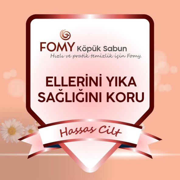 FOMY Hassas Cilt Köpük Sabun El Yüz Vücut 300 ml 4 ADET - 2
