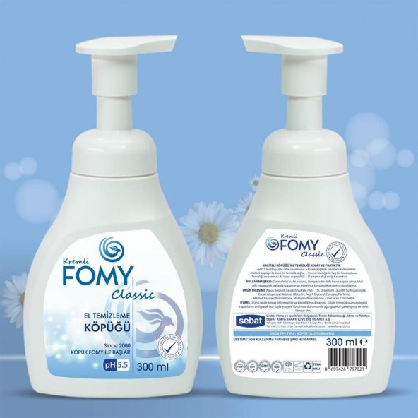 FOMY Classic Köpük Sabun 300 ml 4 ADET - 2