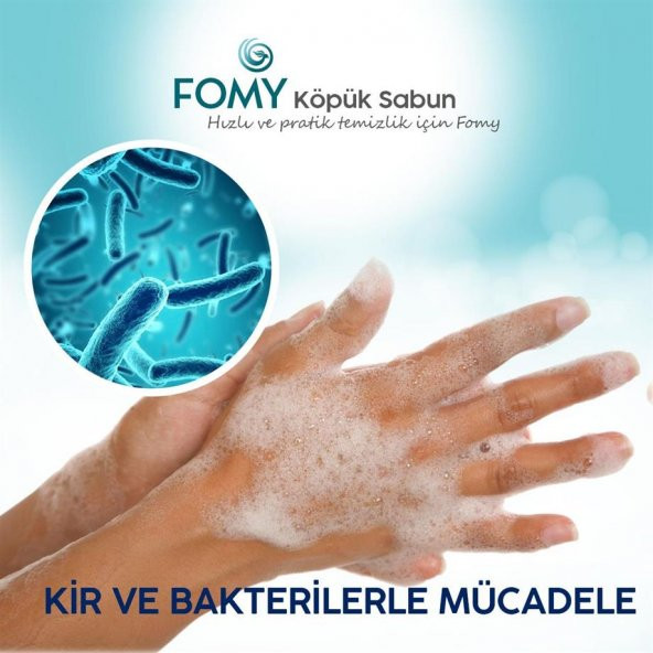 FOMY Antibakteriyel Köpük Sabun 300 ml 4 ADET - 5