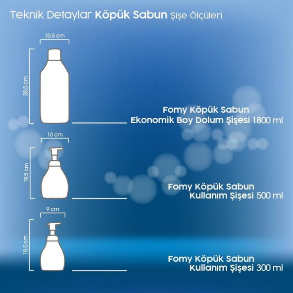 FOMY Classic Köpük Sabun Seti 1800+300 ml - 6