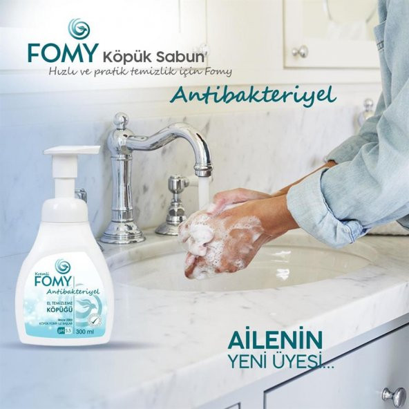 FOMY Antibakteriyel Köpük Sabun 300 ml 4 ADET - 7