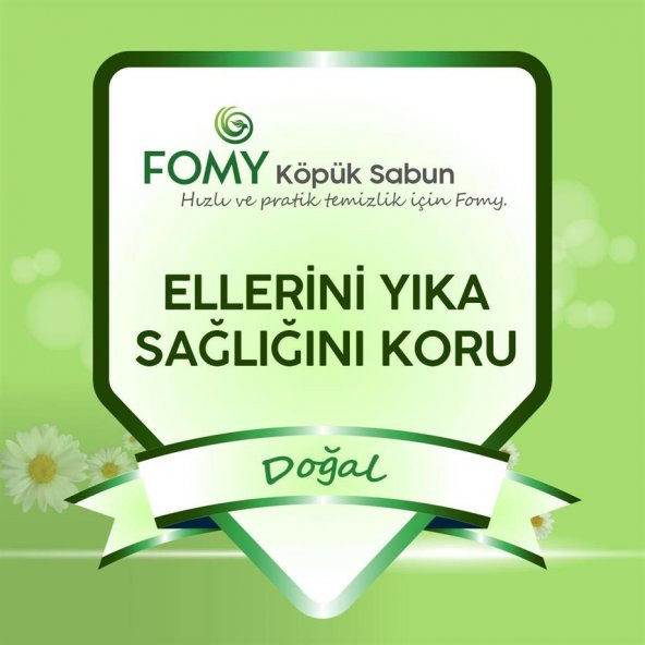 FOMY Doğal Köpük Sabun El Yüz Vücut 300 ml - 3