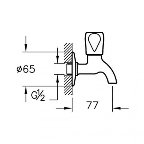 Artema Kısa Musluk A41585 - 2
