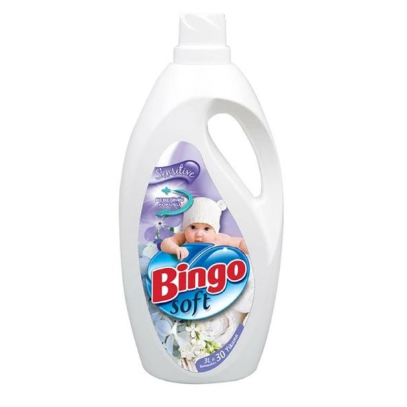 Bingo Soft Sensitive Bebeğimin Kokusu Yumuşatıcısı 3 Lt