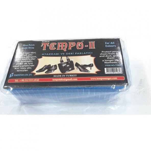 Tempo Ayakkabı ve Deri Parlatıcı Sünger 5 Adet - 3