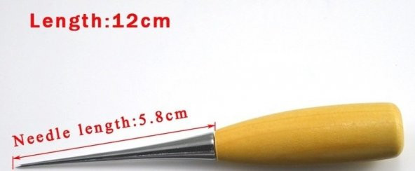 Konik Biz (İtalyan Model) Deri El Aleti - 4