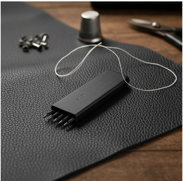 Elde Vurma Deri Dikiş Yeri Zımbası Çok Delikli 4 mm Aralık - 11