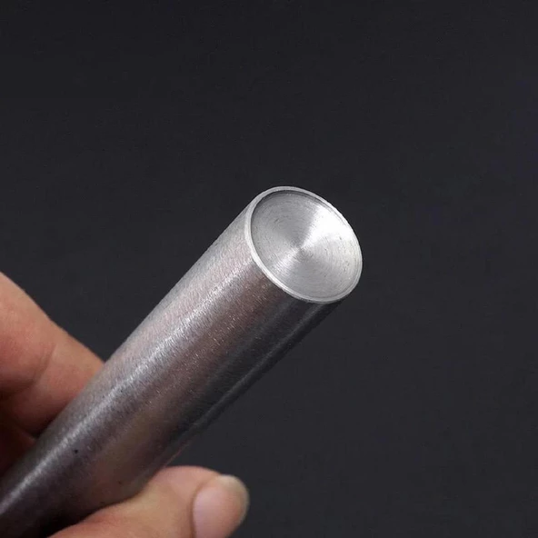 Pratik Elde Vurmalı Perçin Rivet Ezme Çubuğu Deri El Aleti - 5