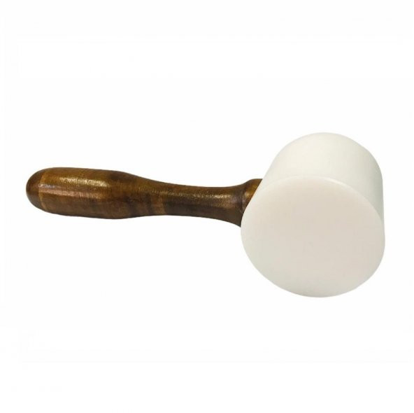 Ahşap Saplı Plastik Tokmak (çekiç) No:3 Deri El Aleti - 2