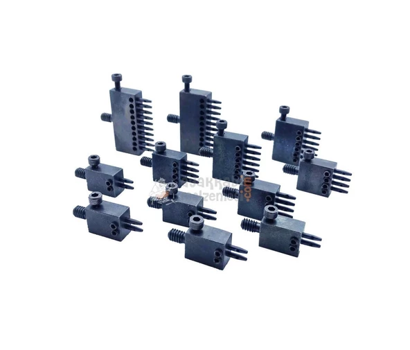 Padova Sıralı Çok Delikli Vida Başlı Deri Zımbası 4mm Deri El Aleti - 3