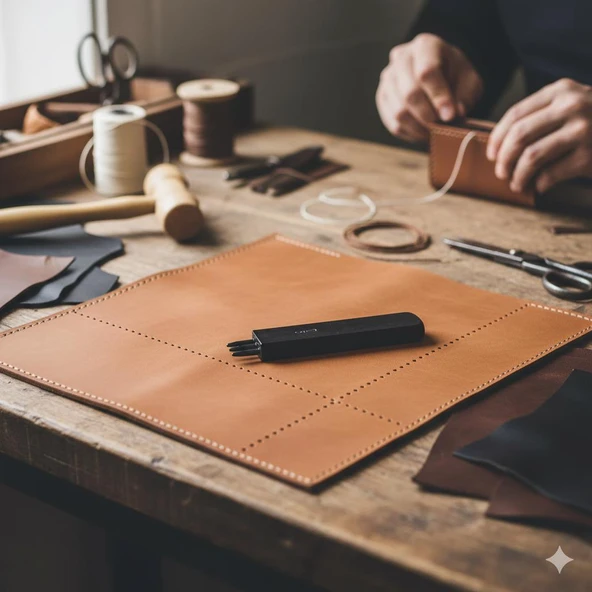 Vurma Deri Dikiş Yeri Zımbası Çok Delikli 3 mm Aralık - 12