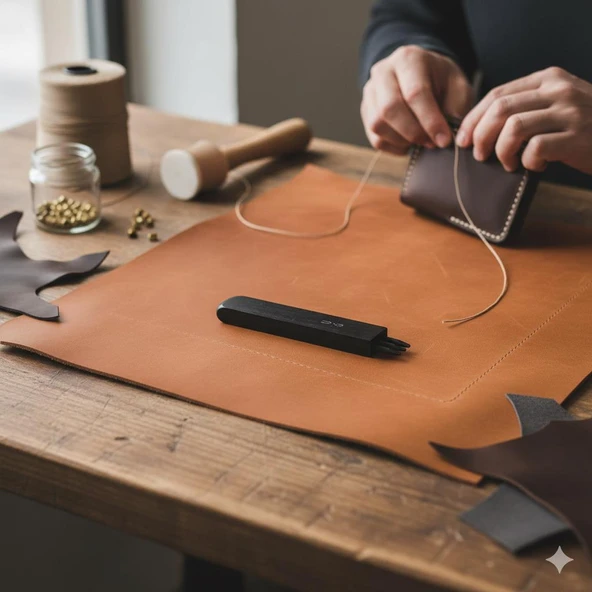 Vurma Deri Dikiş Yeri Zımbası Çok Delikli 3 mm Aralık - 10