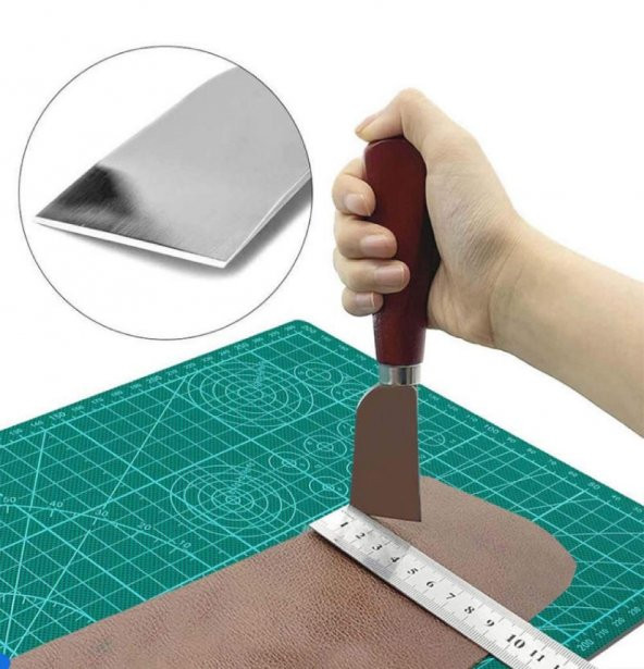 Spatula Deri Kesme Bıçağı 16,5cm Deri El Aleti - 3