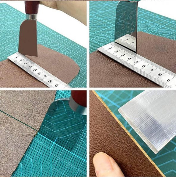 Spatula Deri Kesme Bıçağı 16,5cm Deri El Aleti - 4