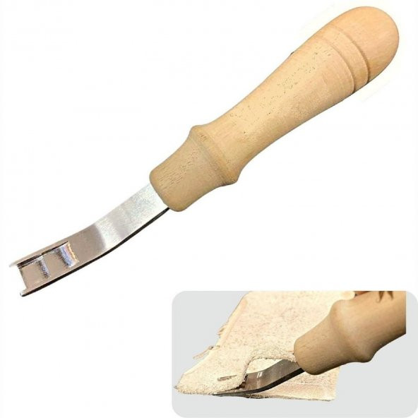Fransız Tarzı Deri İnceltme Bıçağı  8mm Deri El Aleti - 2