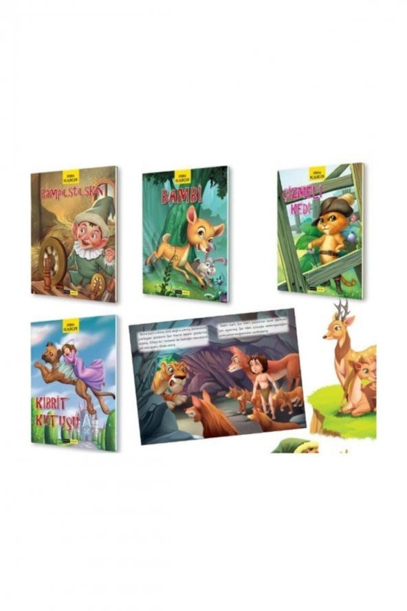 Gendaş Çocuk Dünya Klasikleri Öykü Serisi 10 Kitap - 3
