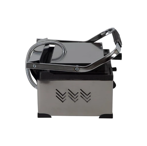 12 Dilim Elektrikli Saf Döküm Tost Makinesi  1550 W. - Döküm 35x25 - 11,75 Kg - Ebat 26x36x32 - Resim 3