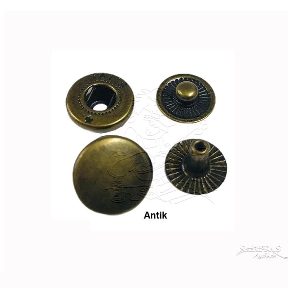 TOPTAN Metal Çıtçıt VT2 51no Alfa 720 Adet (Leathercraft, Deri Hobi) - 5